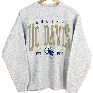 NCAA UC Davis Aggies Sweatshirt Cal Aggies Varsity Teams Retro Shirt Sweater